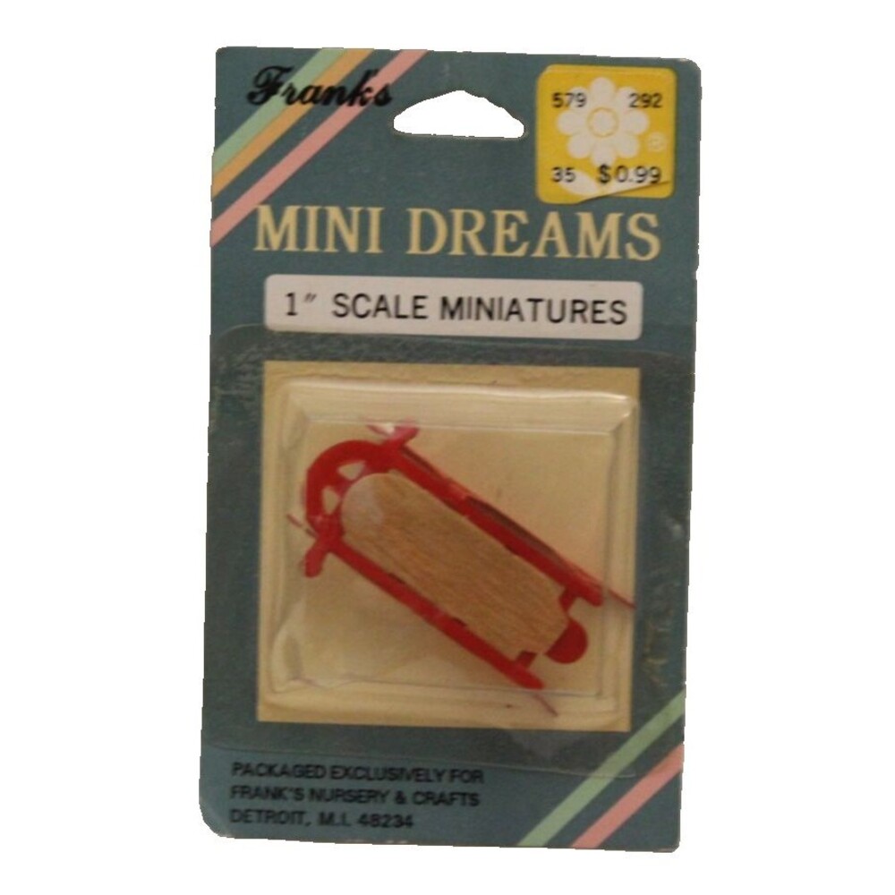 Franks Mini Dreams Miniature Sled New 1/12 Scale Sled